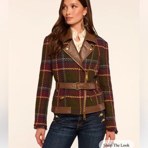 Mullin Plaid Moto Jacket